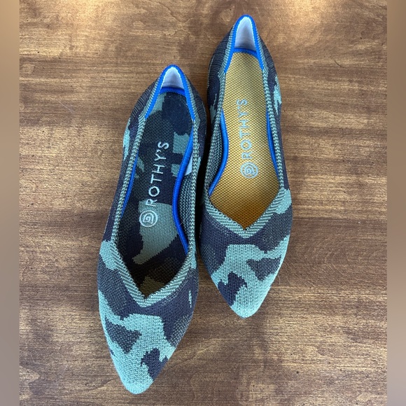 Olive Camo The Point Rothy’s size 8 - Picture 2 of 5